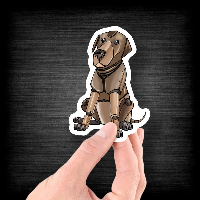 Labrador Retriever Dog Robot - Vinyl Sticker - Dan Pearce Sticker Shop