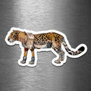 Leopard Robot - Vinyl Sticker - Dan Pearce Sticker Shop