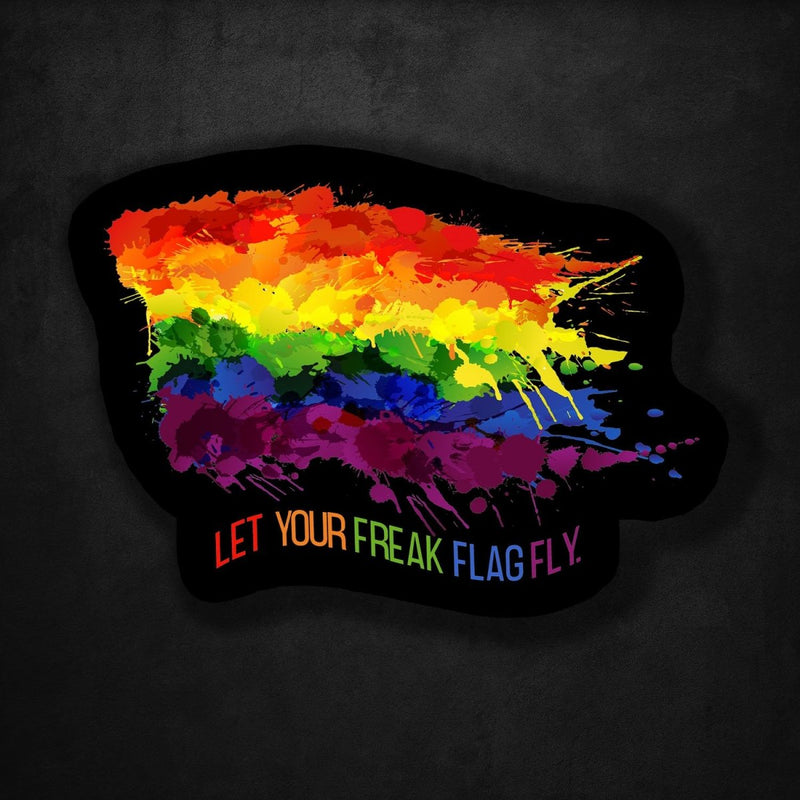 Let Your Freak Flag Fly - Premium Sticker - Dan Pearce Sticker Shop