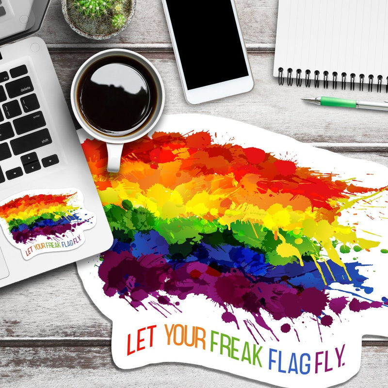 Let Your Freak Flag Fly - Premium Sticker - Dan Pearce Sticker Shop