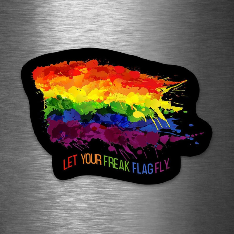 Let Your Freak Flag Fly - Vinyl Sticker - Dan Pearce Sticker Shop