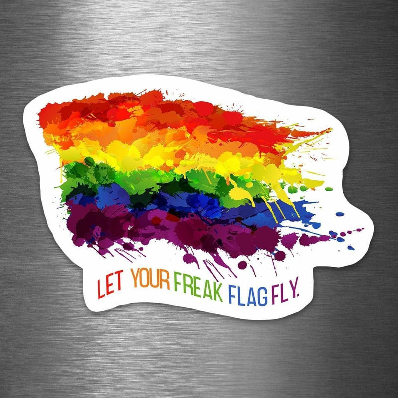 Let Your Freak Flag Fly - Vinyl Sticker - Dan Pearce Sticker Shop