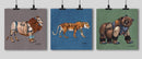 "Lions, Tigers, and Bears" Animal Robot Fine Art Prints (MULTI-PRINT) - Dan Pearce Sticker Shop