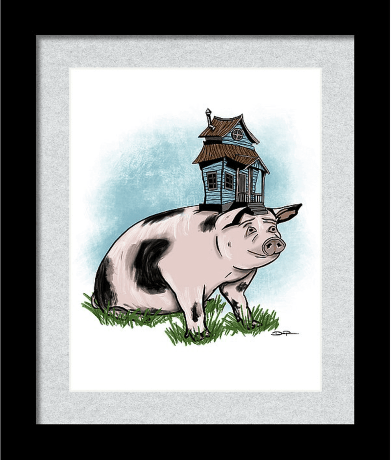 "Living High on the Hog" Art Print - Dan Pearce Sticker Shop