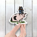 Living High on the Hog - Vinyl Sticker - Dan Pearce Sticker Shop