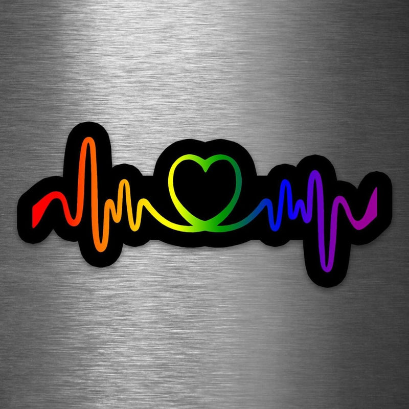 Love Heartbeat - Vinyl Sticker - Dan Pearce Sticker Shop