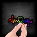 Love Heartbeat - Vinyl Sticker - Dan Pearce Sticker Shop