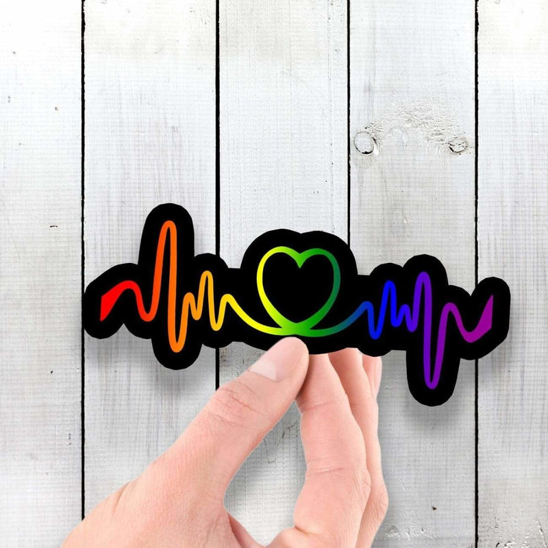 Love Heartbeat - Vinyl Sticker - Dan Pearce Sticker Shop
