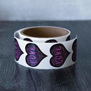 LOVE Labels - 1.5" (Purple) Sticker Roll - Dan Pearce Sticker Shop