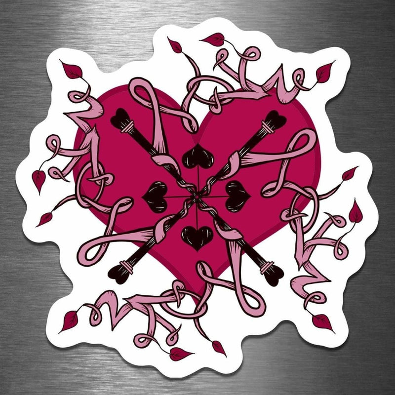 Love Mandala - Vinyl Sticker - Dan Pearce Sticker Shop