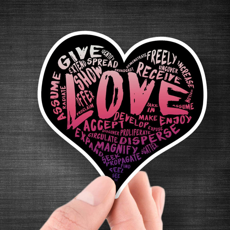 LOVE Sticker! (Blooming Version) - Dan Pearce Sticker Shop
