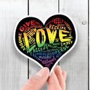 LOVE Sticker! (Original Rainbow Version) - Dan Pearce Sticker Shop