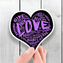 LOVE Sticker! (Purple Version) - Dan Pearce Sticker Shop
