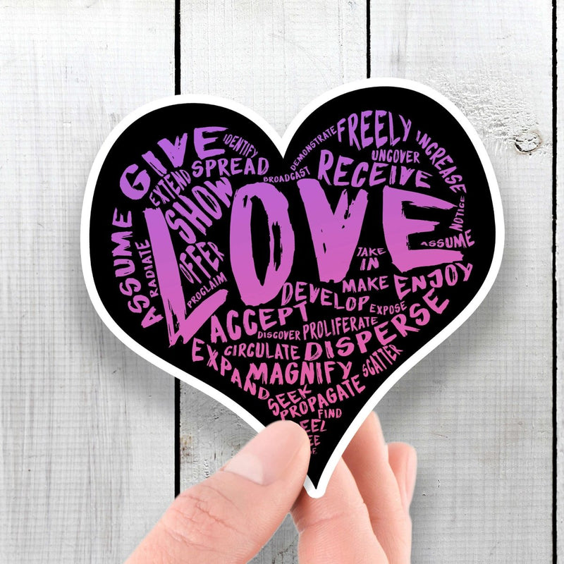 LOVE Sticker! (Springtime Version) - Dan Pearce Sticker Shop