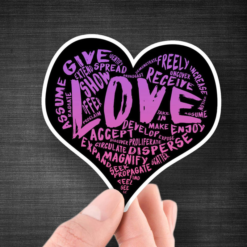 LOVE Sticker! (Springtime Version) - Dan Pearce Sticker Shop
