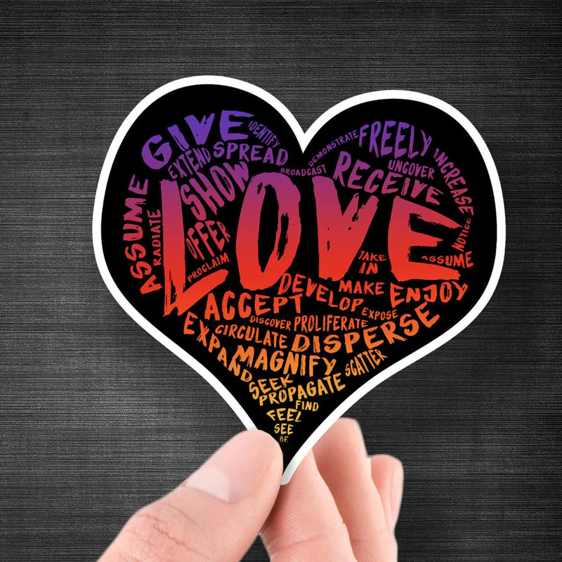 LOVE Sticker! (Summer Version) - Dan Pearce Sticker Shop