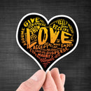 LOVE Sticker! (Sunburst Version) - Dan Pearce Sticker Shop