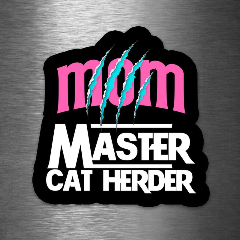 Mom - Master Cat Herder - Vinyl Sticker - Dan Pearce Sticker Shop