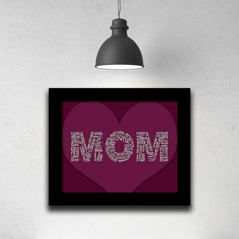 "MOM" Mothers Day Fine Art Print (