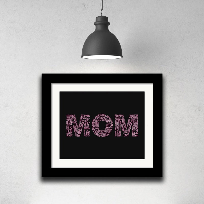 "MOM" Mothers Day Fine Art Print (