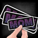 MOM Typography - Vinyl Sticker - Dan Pearce Sticker Shop