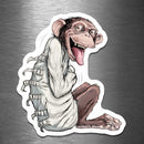 Monkey in a Straitjacket - Vinyl Sticker - Dan Pearce Sticker Shop