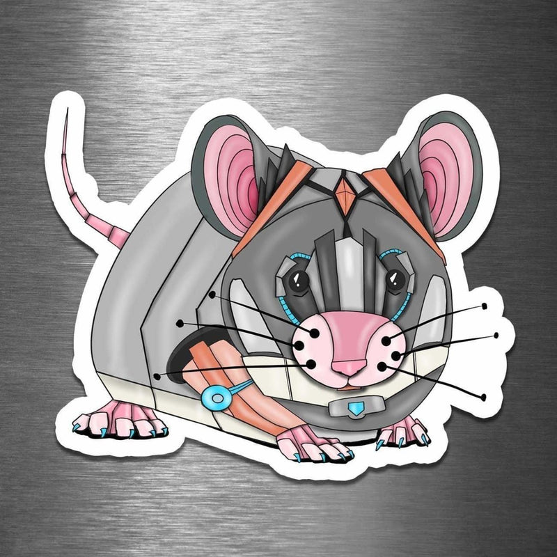 Mouse Robot - Vinyl Sticker - Dan Pearce Sticker Shop