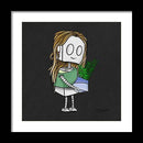 Nature Lover Adorable Robot Fine Art Print - Dan Pearce Sticker Shop