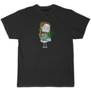Nature Lover Adorable Robot Premium Black T-Shirt - Dan Pearce Sticker Shop
