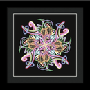 "Neon Mandala" Art Print