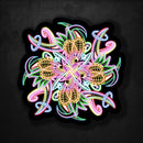Neon Mandala (Wall & Laptop Sizes) - Dan Pearce Sticker Shop