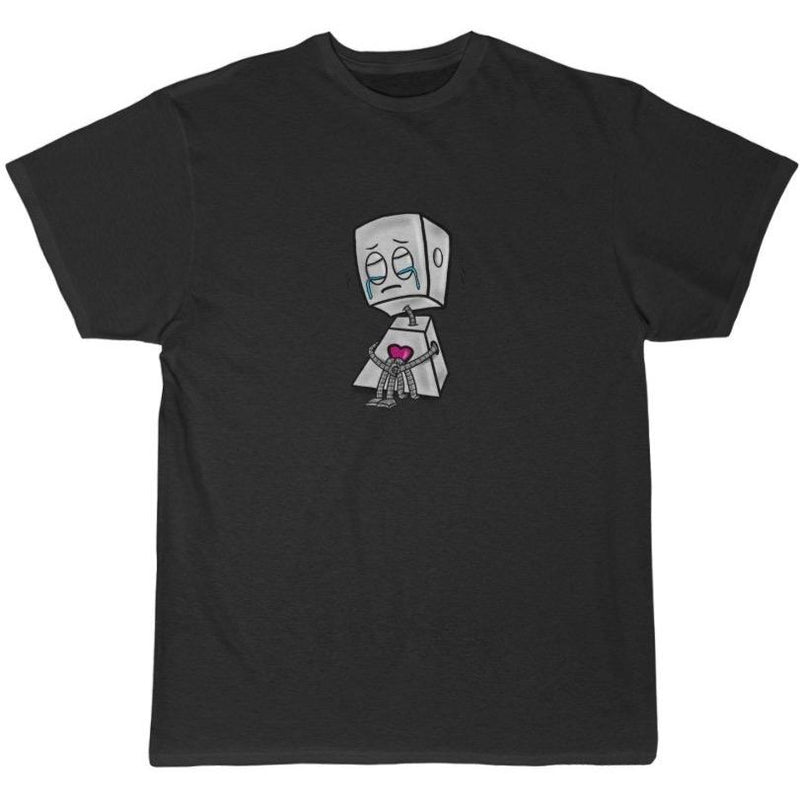 Nervous Breakdown Adorable Robot Premium Black T-Shirt - Dan Pearce Sticker Shop