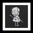 Nurse Adorable Robot Fine Art Print - Dan Pearce Sticker Shop