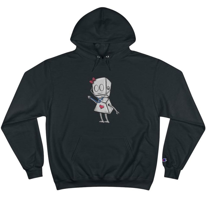 Nurse Adorable Robot - PREMIUM Champion® Hoodie - Dan Pearce Sticker Shop