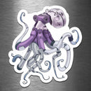 Octopus Robot - Vinyl Sticker - Dan Pearce Sticker Shop