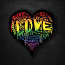 Official "LOVE" (Abstract Version) Premium Sticker - Dan Pearce Sticker Shop