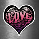 Official "LOVE" (Blooming) Vinyl Sticker - Dan Pearce Sticker Shop
