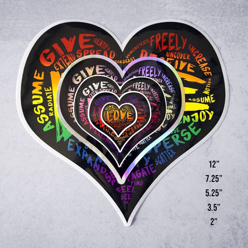 Official "LOVE" (Blooming) Vinyl Sticker - Dan Pearce Sticker Shop