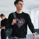 Official “LOVE” Champion™ PREMIUM Crewneck Sweatshirt (Hologram Version) - Dan Pearce Sticker Shop