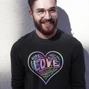 Official “LOVE” Champion™ PREMIUM Crewneck Sweatshirt (Hologram Version) - Dan Pearce Sticker Shop