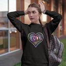 Official “LOVE” Champion™ PREMIUM Crewneck Sweatshirt (Hologram Version) - Dan Pearce Sticker Shop