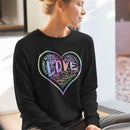 Official “LOVE” Champion™ PREMIUM Crewneck Sweatshirt (Hologram Version) - Dan Pearce Sticker Shop