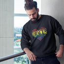 Official “LOVE” Champion™ PREMIUM Crewneck Sweatshirt (Original Rainbow Version) - Dan Pearce Sticker Shop