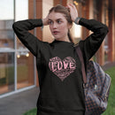 Official “LOVE” Champion™ PREMIUM Crewneck Sweatshirt (Pink Version) - Dan Pearce Sticker Shop