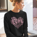Official “LOVE” Champion™ PREMIUM Crewneck Sweatshirt (Pink Version) - Dan Pearce Sticker Shop