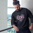 Official “LOVE” Champion™ PREMIUM Crewneck Sweatshirt (Pink Version) - Dan Pearce Sticker Shop