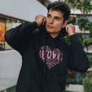 Official “LOVE” Champion™ PREMIUM Hoodie (Pink Version) - Dan Pearce Sticker Shop