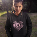 Official “LOVE” Champion™ PREMIUM Hoodie (Pink Version) - Dan Pearce Sticker Shop