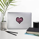 Official "LOVE" (Pink) Vinyl Sticker - Dan Pearce Sticker Shop
