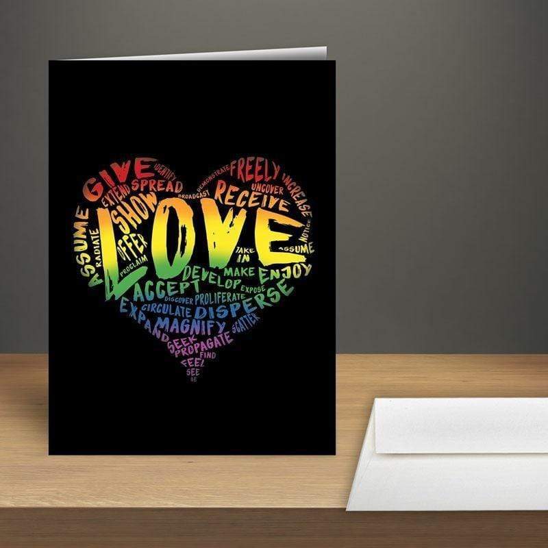 Official LOVE Premium Greeting Card(s) - Dan Pearce Sticker Shop